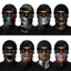 SQ3 Skull Balaclava Mặt nạ chống gió Chiến thuật Mũ đội đầu Khăn quàng cổ cần thiết cho thể thao ngoài trời QS3