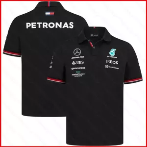 Áo Polo Thể Thao Mercedes AMG Petronas 2022, Tay Ngắn, Unisex Plus Size