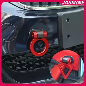 JASMINE ABS Kiểu Dáng Xe Kéo Móc Stier Trang Trí Xe Ô Tô Phía Sau Xe Kéo Mô Phỏng Đua Xe Vòng Xe Kéo Móc JASMINE