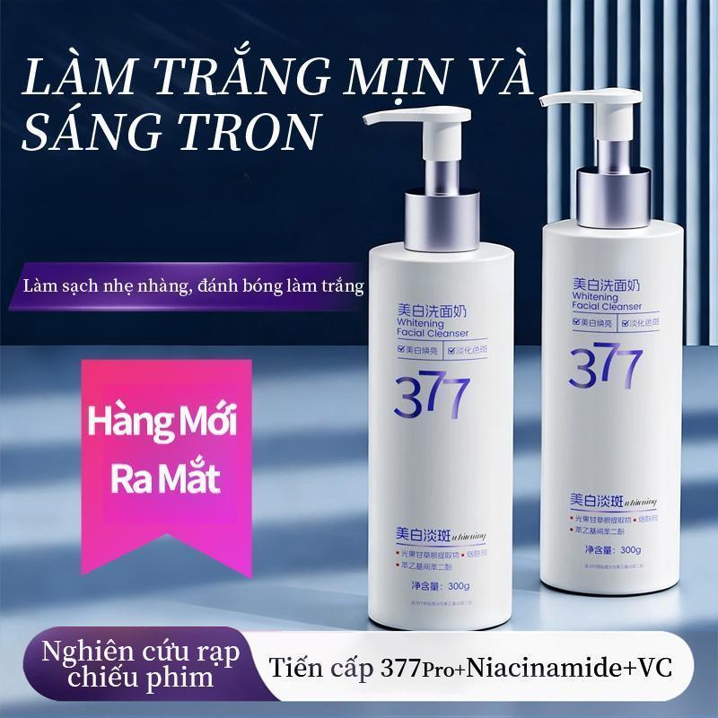 Sữa rửa mặt 377 – làm sáng da tức thì, mờ nám, kiềm dầu nhờn, se khít lỗ chân lông. Da sạch mịn, sáng hồng, hợp da dầu