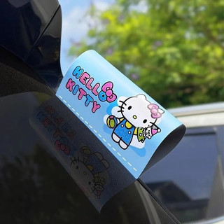 Hạnh Phúc Có Thể Giặt Độc Đáo Hoạt Hình Đuôi Hello Nhãn Dán Trang Trí Thân Thể Dễ Thương Nhãn Dán Mèo hellokitty Nhãn Dán Digao Xe
