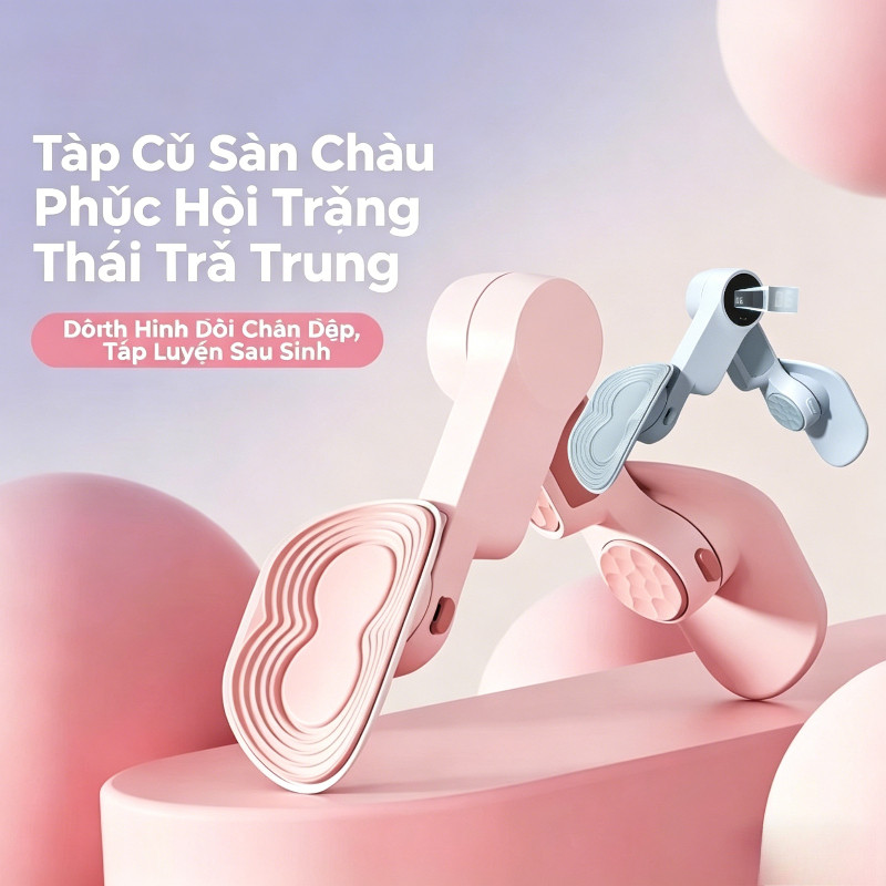 Máy Tập Cơ Chậu– Dụng Cụ Tập Cơ đùi Và Mông đa Năng,  Màn Hình đếm, Phục Hồi Sau Sinh, Dùng Tại Nhà Cho Cả Nam Và Nữ