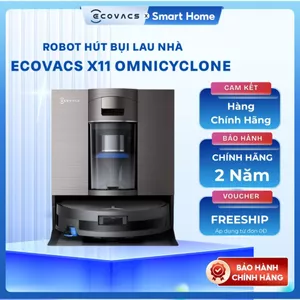Robot hút bụi lau nhà Ecovacs DEEBOT X11 OmniCyclone - Bảo hành chính hãng 24 tháng