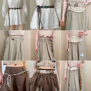 Dây Thắt Lưng Bohemian Phong Cách Dân Tộc Retro, Phù Hợp Với Các Loại Quần Áo