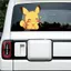 Xe Máy Điện Xe Máy Miếng Dán Xe Hơi Hoạt Hình Độc Đáo Pikachu Cửa Sổ Thân Trầy Xước Chặn Miếng Dán Trang Trí 26.3.26