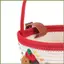 Giỏ xe đạp trẻ em bằng dây cotton thiết kế dachshund, bảo quản tiện lợi cho bé gái và bé trai