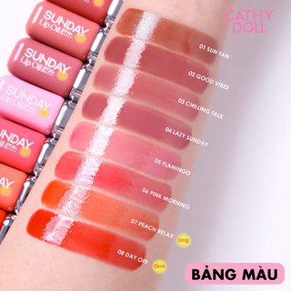 Son Dưỡng Chống Nắng Cathy Doll Sunday Lip Oil SPF50+ PA++++ Giúp Đôi Môi Luôn Rạng Rỡ 3.5g