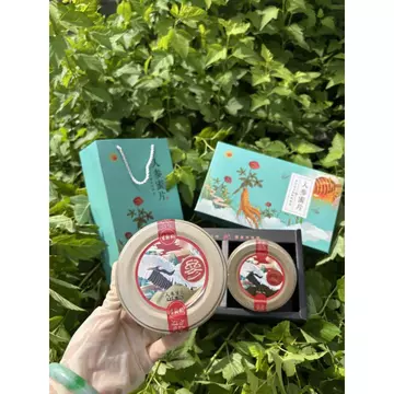 / Changbai Mountain Ginseng Mật Ong Lát Hộp Quà Tặng Viên Thiền Tức Thì Nhân Sâm Đỏ Ejiao Mật Ong Lát Nhân Sâm Tươi Lát Trà Tươi Súp