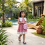 Váy Bé Gái HÀN Quốc cao cấp Cổ Sen Hồng Phấn 11-20kg, đầm cho bé gái siêu cute 2 3 4 6 tuổi berie