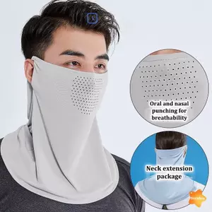 Khăn Mặt Chống Tia UV Ice Silk - Bảo Vệ Da Khi Đi Dưỡng Ngoài Trời