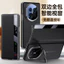 QIKESONG Window Smart View Litchi Pattern PU Leather Case cho Huawei Mate X7 Bảo vệ ống kính máy ảnh