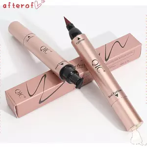 Tem kẻ mắt AFTEROF, Dụng cụ xăm hình chống nhòe Bút kẻ mắt dạng lỏng, Tem Stencil mắt chống nước siêu mỏng lâu trôi