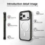 Ốp điện thoại từ tính Robot xanh hoạt hình cho IPhone 17Pro Max 17Air 17 16 15 14 13 12 16 Plus Ốp lưng bảo vệ chống sốc