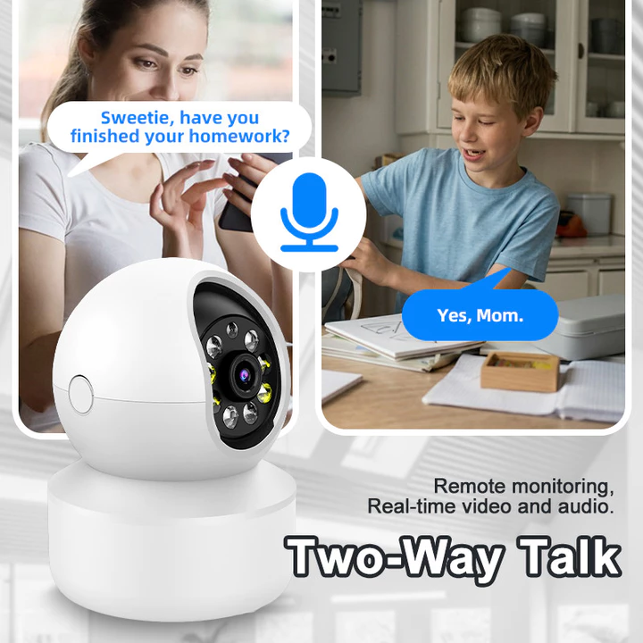 Camera Wifi 2K 4MP PTZ Camera Quan Sát Trong Nhà Hai Chiều Màu Âm Thanh Tầm Nhìn Ban Đêm Màn Hình Cho Bé Camera Quan Sát Video Bảo Vệ An Ninh Camera IP
