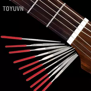 Toyuvn Đàn Guitar Cầu Yên Hạt Tập Tin Bộ Đá Mài Vít Hạt Dụng Cụ Chăm Sóc Phụ Kiện