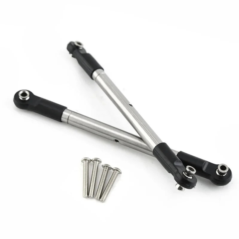 Có Thể Điều Chỉnh Phía Trước Thanh Buộc Liên Kết 304 Thanh Thép Không Gỉ Liên Kết 8997 Cho Traxxas Maxx 2.0 WideMaxx 1 / 10 RC Xe Nâng Cấp