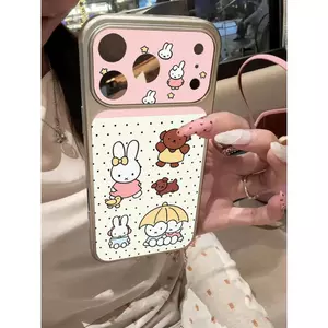 Gấu thỏPhù hợp với vỏ điện thoại sáng tạo iPhone 17 Pro, vỏ Corning 15/16