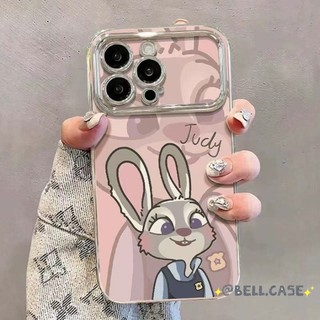 Dành Cho IPhone17 16 15 14 13 12 11ProMax XR XSMax 78 Plus Cặp vợ chồng loạt Judy thỏ trường hợp điện thoại