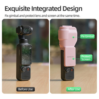 Dành Cho DJI Osmo Pocket 4 Vỏ Bảo Vệ, Ống Kính gimbal, Bảo Vệ Màn Hình, Nắp Lật Tích Hợp Màu Kẹo vlog Túi Cầm Tay 4 Phụ Kiện Máy Ảnh Thể Thao