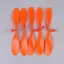 SWEET 10 Chiếc 180 Mm Dây Cao Su Chạy Bằng Cánh Quạt Cho Mô Hình Máy Bay Cánh Quạt Cung Cấp Sinh Viên Máy Bay Spinner n