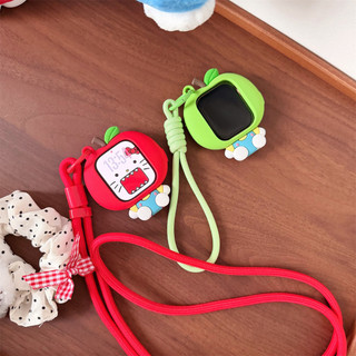 Vỏ bảo vệ silicon KT Cat Dây đeo đồng hồ Thích hợp cho iwatch S11 10 9 8 ULTRA 7 6 5 4 SE 3 2 1 Size 38mm40mm41mm42mm44mm45mm46mm49mm Vỏ mềm trọn gói