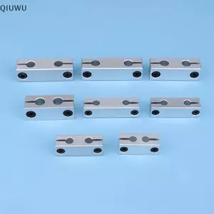 Kẹp song song trụ QIUWU 6MM 8MM có đường kính giống nhau Đầu nối khung tròn bằng thép cố định trục quang.
