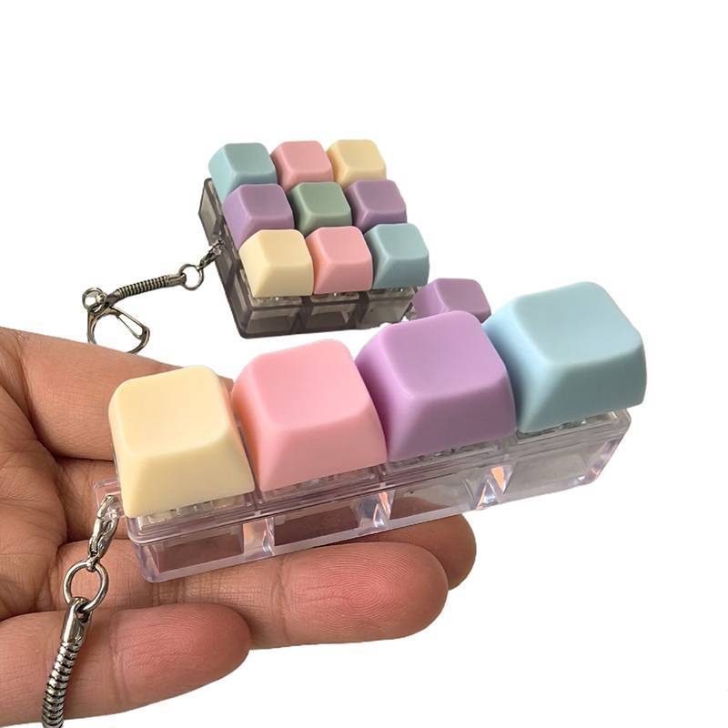 Máy kiểm tra bàn phím cơ 4 trong 1 ZK: Đồ chơi móc khóa Keycap để kiểm tra công tắc VN