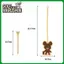 Marushin Gachapin & Mukku Golf Tee Keeper – Dụng cụ giữ tee golf nhân vật dễ thương kèm dây silicone
