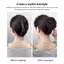 Kẹp Móng Vuốt Chignon Rối Tự Nhiên Cho Nữ - Phần Mở Rộng Tóc Giả Gợn Sóng