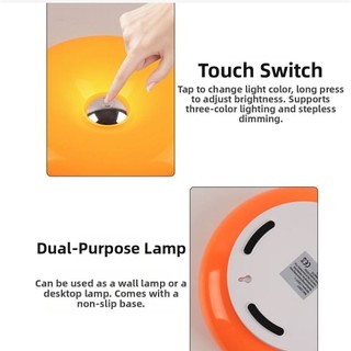 Đèn tường Donut Đèn LED xung quanh USB - Đèn trang trí bằng nhựa có thể điều chỉnh độ sáng cho bàn học