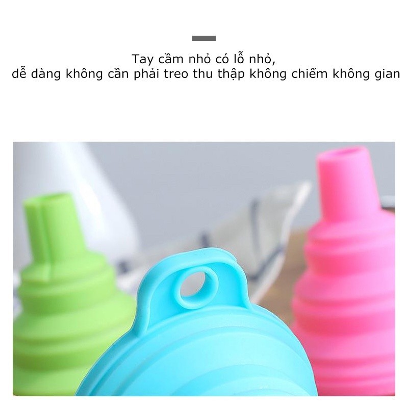 M7 Phễu silicon rót nước xếp gọn,Nhiều màu sắc có sẵn  MALAN