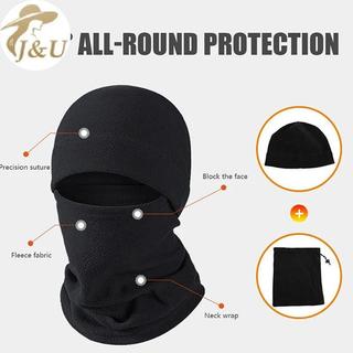 JU Mùa Đông Mũ Cực Lông Cừu Balaclava Nam Mặt nạ Cổ Ấm Bò Vỏ Nhiệt Thể Thao Khăn Mũ VN