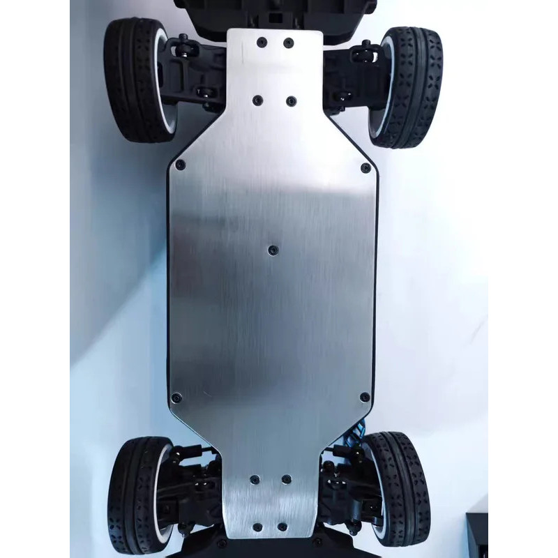 MJX Hyper Go 10303 10304 Khung Xe Bằng Thép Không Gỉ Giáp Bảo Vệ Bảo Vệ Tấm Trượt RC Xe Nâng Cấp Phần