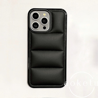Thích hợp cho Apple 17promax màu cam xuống mùa thu đông vỏ điện thoại iPhone 16pro đơn giản 15 / 14 / 13pro bao gồm tất cả vỏ bảo vệ thời trang thương hiệu hợp thời trang