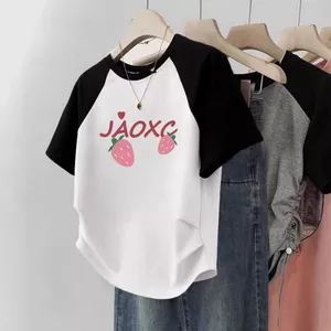Bé Gái Raglan Tay Áo Hoạt Hình In Hình Thường Ngày Rời Top Trường Học Hàng Ngày Mặc Ngoài Trời