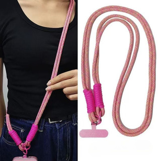 Mới Bền Màu Xoắn Điện Thoại Di Động Đa Năng Dây Đeo Vai Dây Đeo Cổ Đa Năng Chống Mất Dây