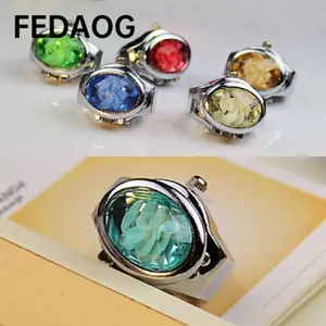 Nhẫn đồng hồ cặp đôi FEDAOG - Kỹ thuật số, Hợp kim đàn hồi thạch anh, Quà tặng thời trang và cổ điển