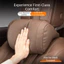 THEGIRL8B Ghế Ngồi Ô Tô Gối Cổ, 3D Tiện Dụng Thoải Mái Du Lịch Cổ Còn Lại, General Motors Sang Trọng Nappa Da Thoáng Khí Mềm Mại Bảo Vệ Hỗ Trợ Cổ Lông Tơ Mềm Mại