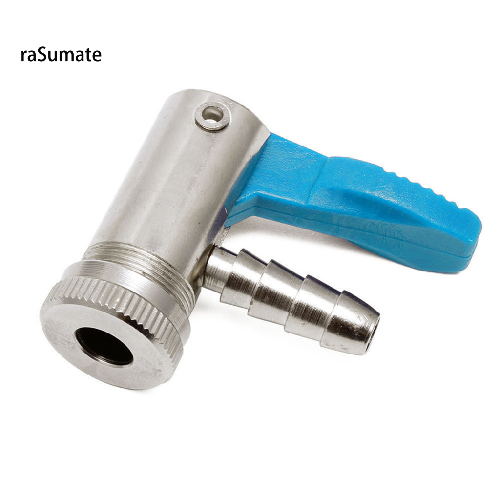 < rasumate > 6mm / 8mm Xe Máy Xe Máy Lốp Xe Đạp Máy Bơm Hơi Lốp Van Bơm Không Khí Đầu Nối Chuck
