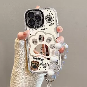 Ốp điện thoại Puppy Claw Apple 16 / 15 iPhone14 / 13 / 12promax / xr Bao gồm tất cả 87plus Chống sốc 26.3.26