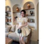 ĐẦM CHẤM BI CỔ SEN NƠ LAI REN 3 BYJOLIE