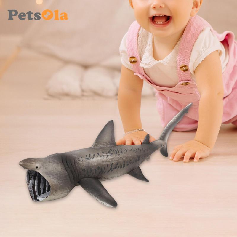 Basking Shark Mô Hình Bộ Sưu Tập Mô Hình Playset Giáo Dục Đồ Chơi Học Tập Sinh Vật Nhân Vật Bộ Sưu Tập Chơi Giảng Dạy