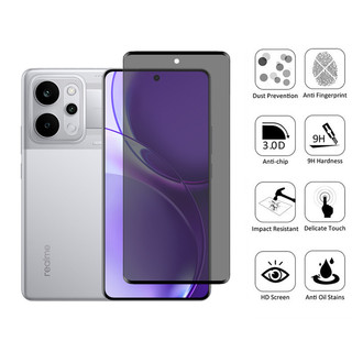 1-2 Chiếc Realme P4 Power Privacy Kính Cường Lực Bảo Vệ Màn Hình Chống peeping Cho Realme C75 C71 C65 C63 C61 C67 C55 C53 C35 C33 C30 C30s 4G