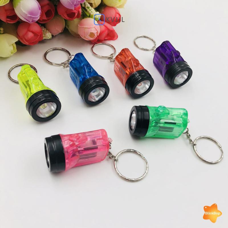 Đèn Pin Mini Cầm Tay Nhiều Chức Năng Với Móc Khóa Phối Dây Chuyền