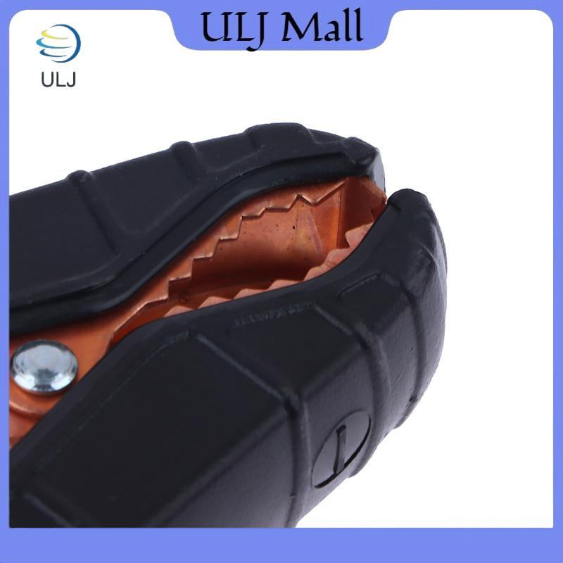 ULJ 2 CÁI 100 / 200 / 300 / 500A Kẹp cá sấu bằng đồng hạng nặng Thiết bị đầu cuối Pin điện Đầu nối thử nghiệm kẹp cá sấu cho cáp nhảy Tăng cường.