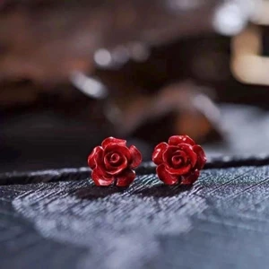 Bông tai dát hạt tròn Cinnabar, Bông tai thời trang cổ điển