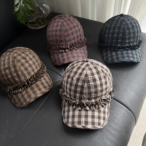 Mũ Bóng Chày Kẻ Sọc Phong Cách Retro Nhật - Hàn, Anti-Sun Daily Wear