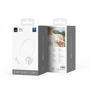 Quạt Đeo Cổ Không Cánh WiWU Twins Wi-FS014 - Uốn Dẻo Linh Hoạt, Động Cơ Turbo 3 Cấp Độ Gió Siêu Êm