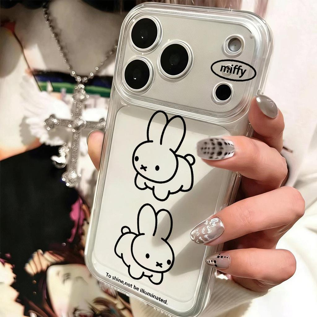 Dòng Miffy cho 16 trường hợp iPhone 17Air Space Case 14/13/11Pro