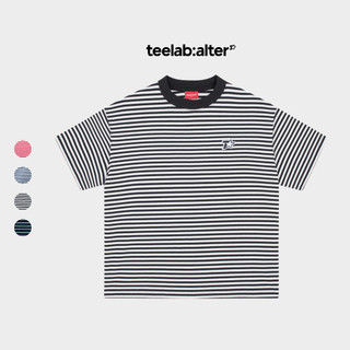 Áo Thun Teelab Alter Striped Semi-Boxy Cotton Tee TS328